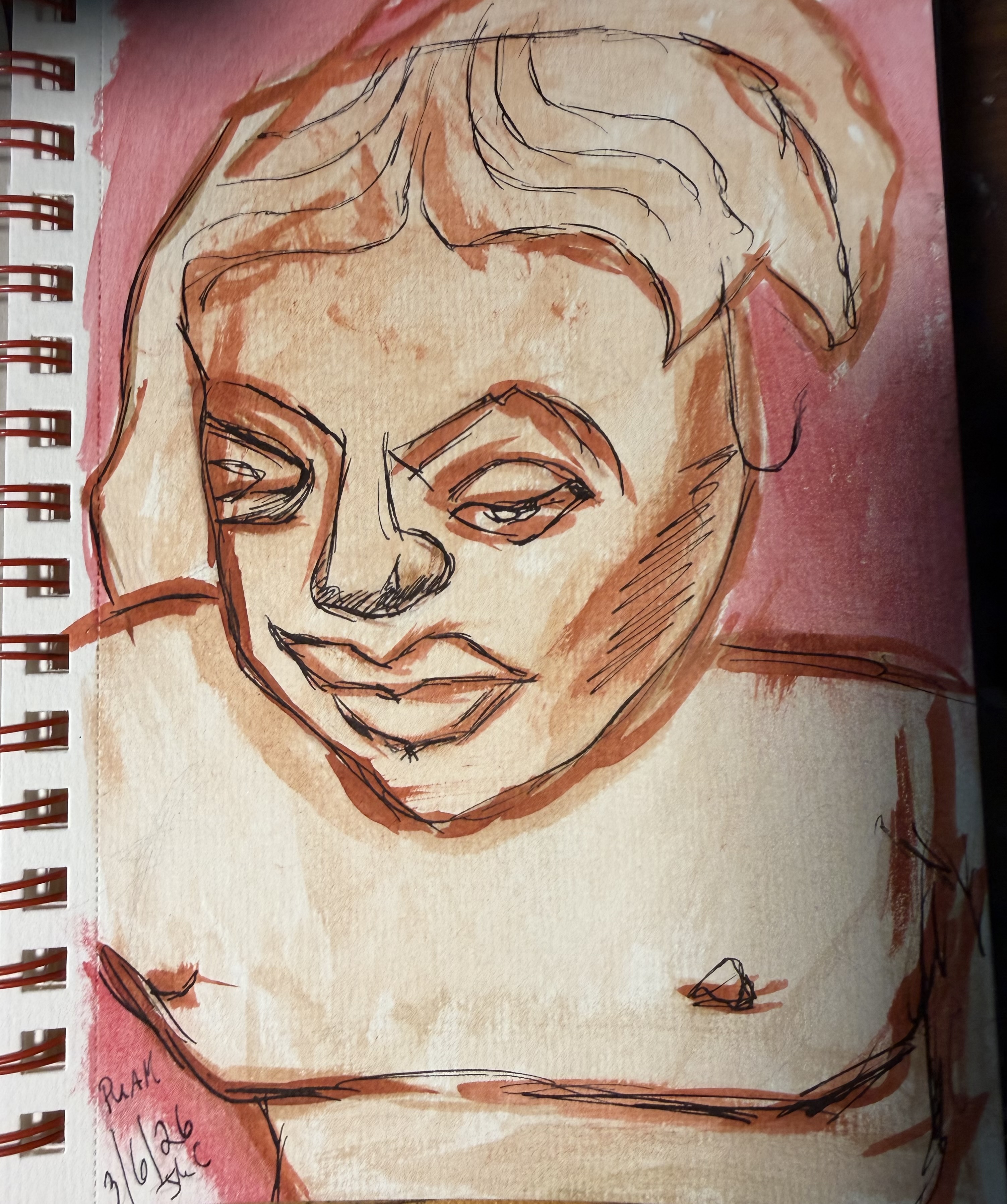 Statue from an exhibit at the Princeton Art Museum